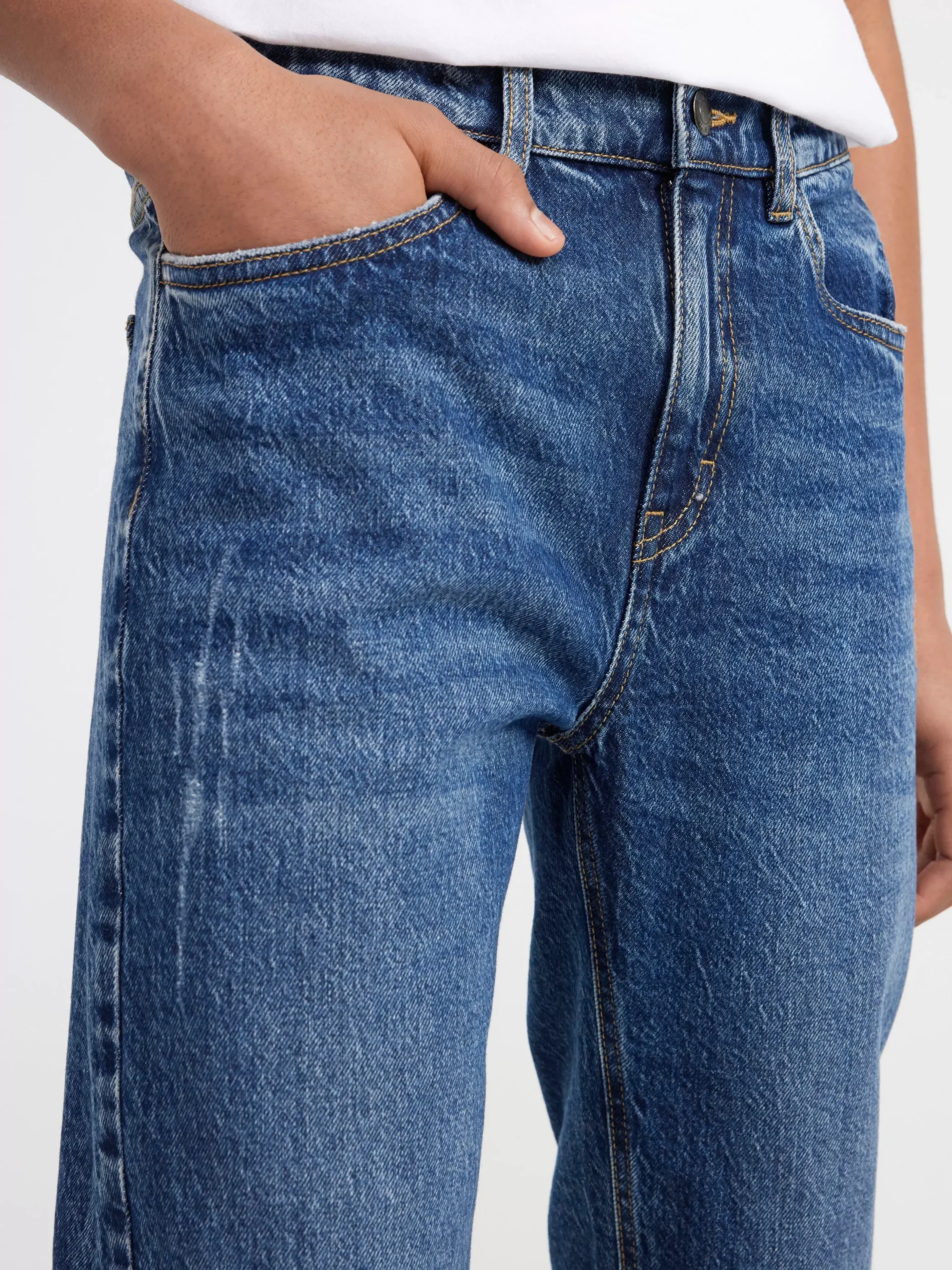 Jeans>Lindex Vilgot Regular Waist Jeans Med Raka, Vida Ben Denim