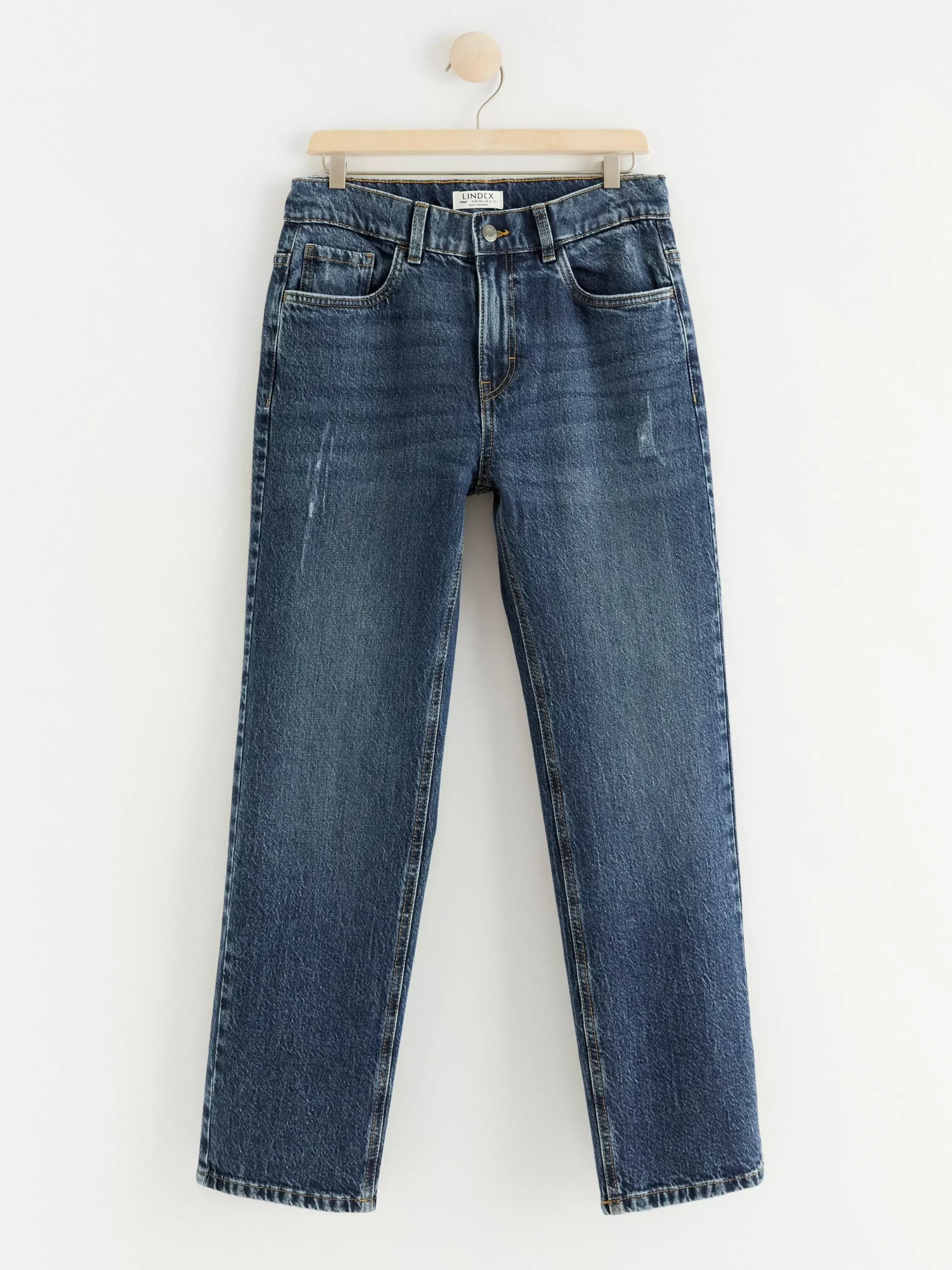 Jeans>Lindex Vilgot Regular Waist Jeans Med Raka, Vida Ben Denim