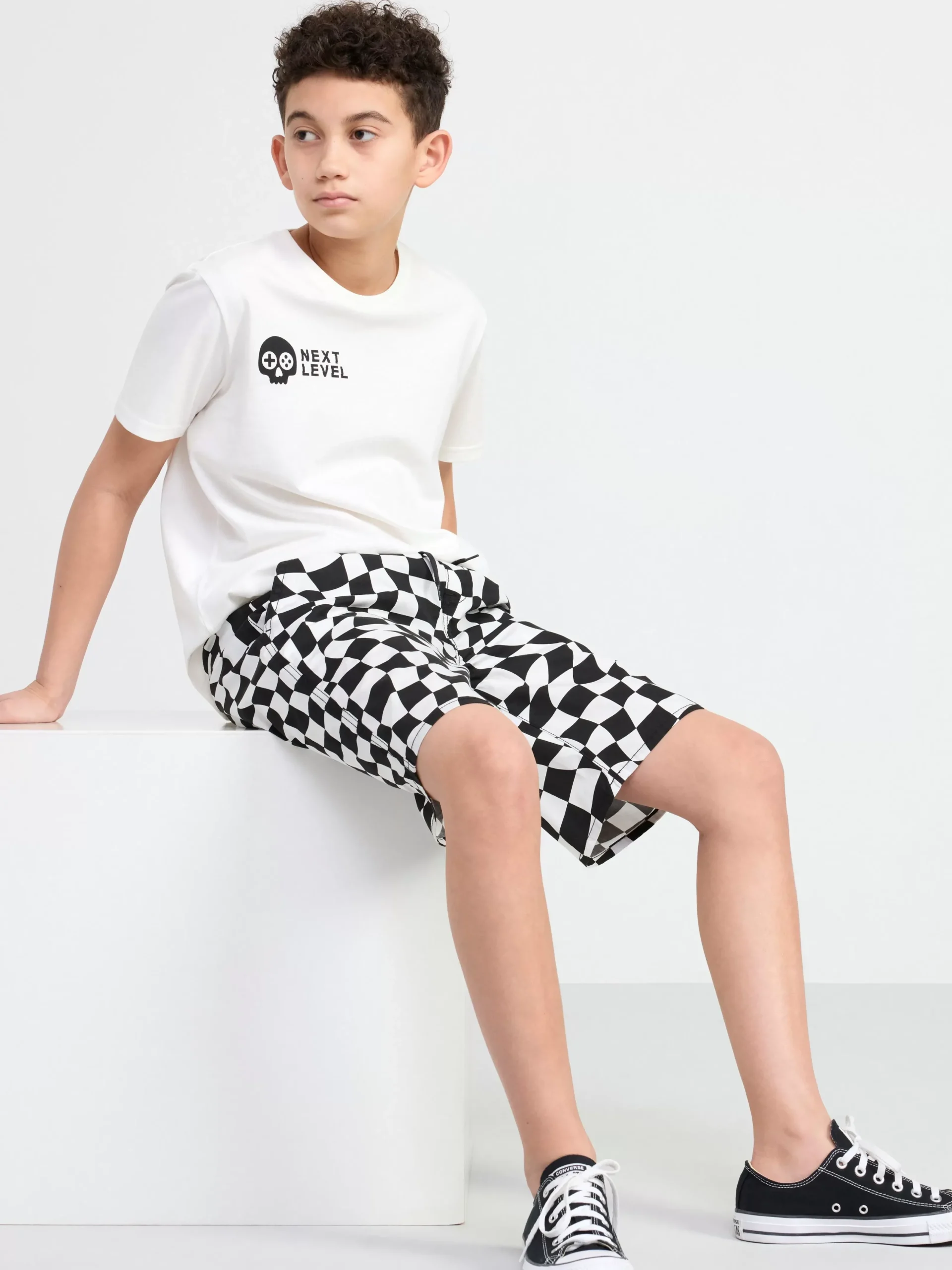 Byxor & Leggings>Lindex Vilgot Shorts Med Normalhog Midja Och Vida, Raka Ben Black