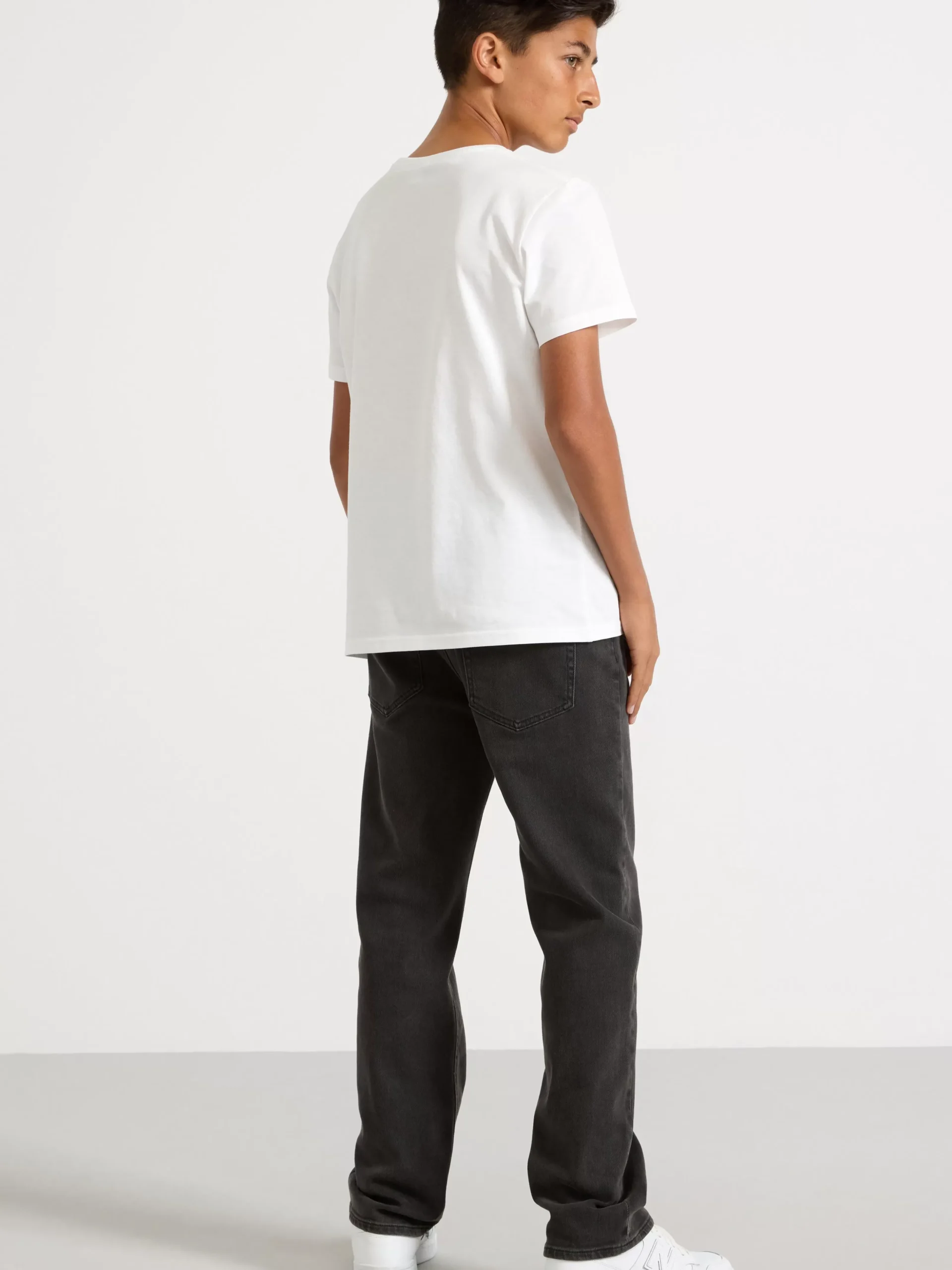 Jeans>Lindex Vilgot Vida, Raka Ben Med Normalhog Midja Black