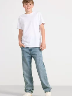 Jeans>Lindex Vilgot Vida Raka Jeans Med Normalhog Midja Light Denim