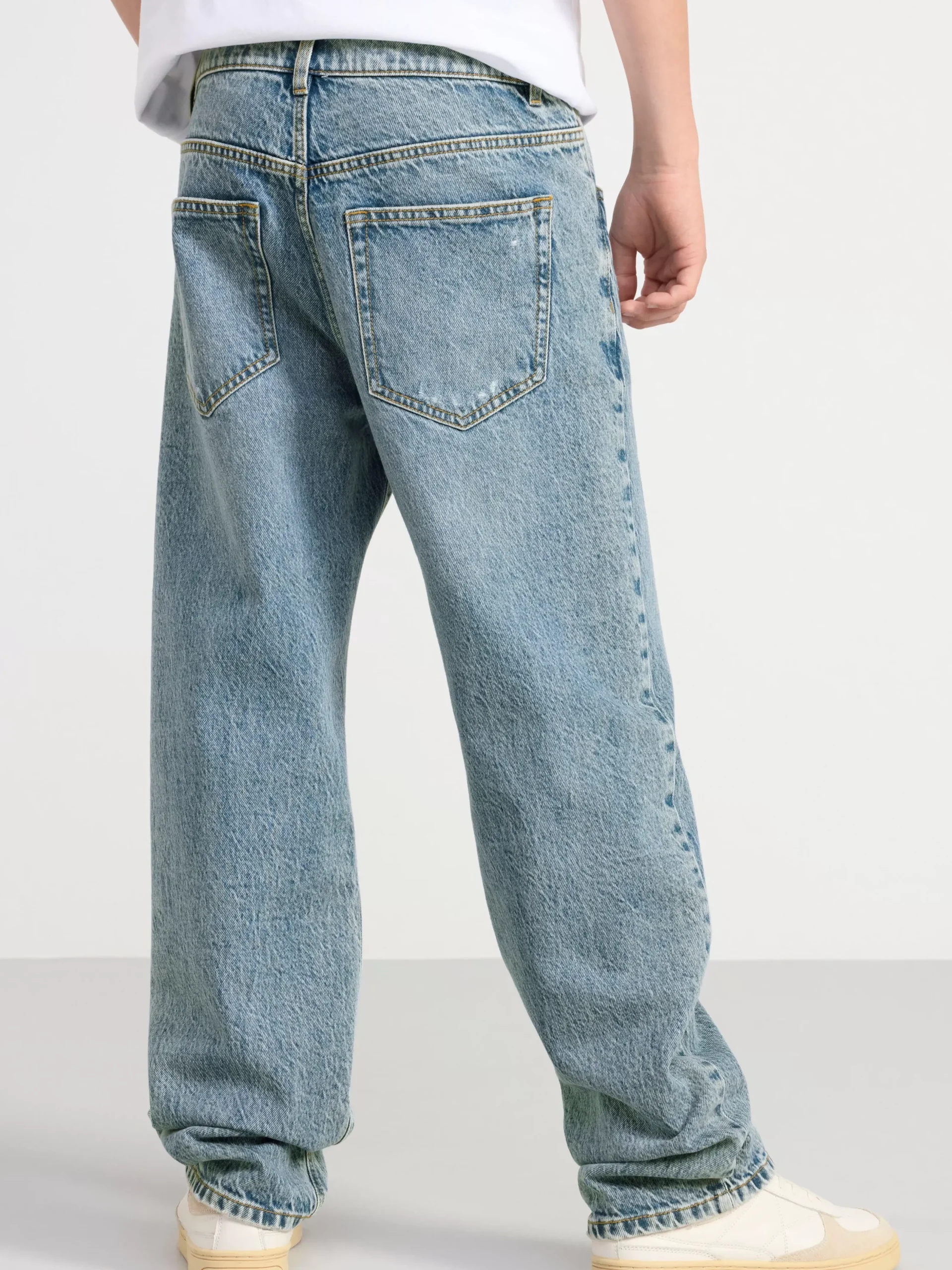 Jeans>Lindex Vilgot Vida Raka Jeans Med Normalhog Midja Light Denim