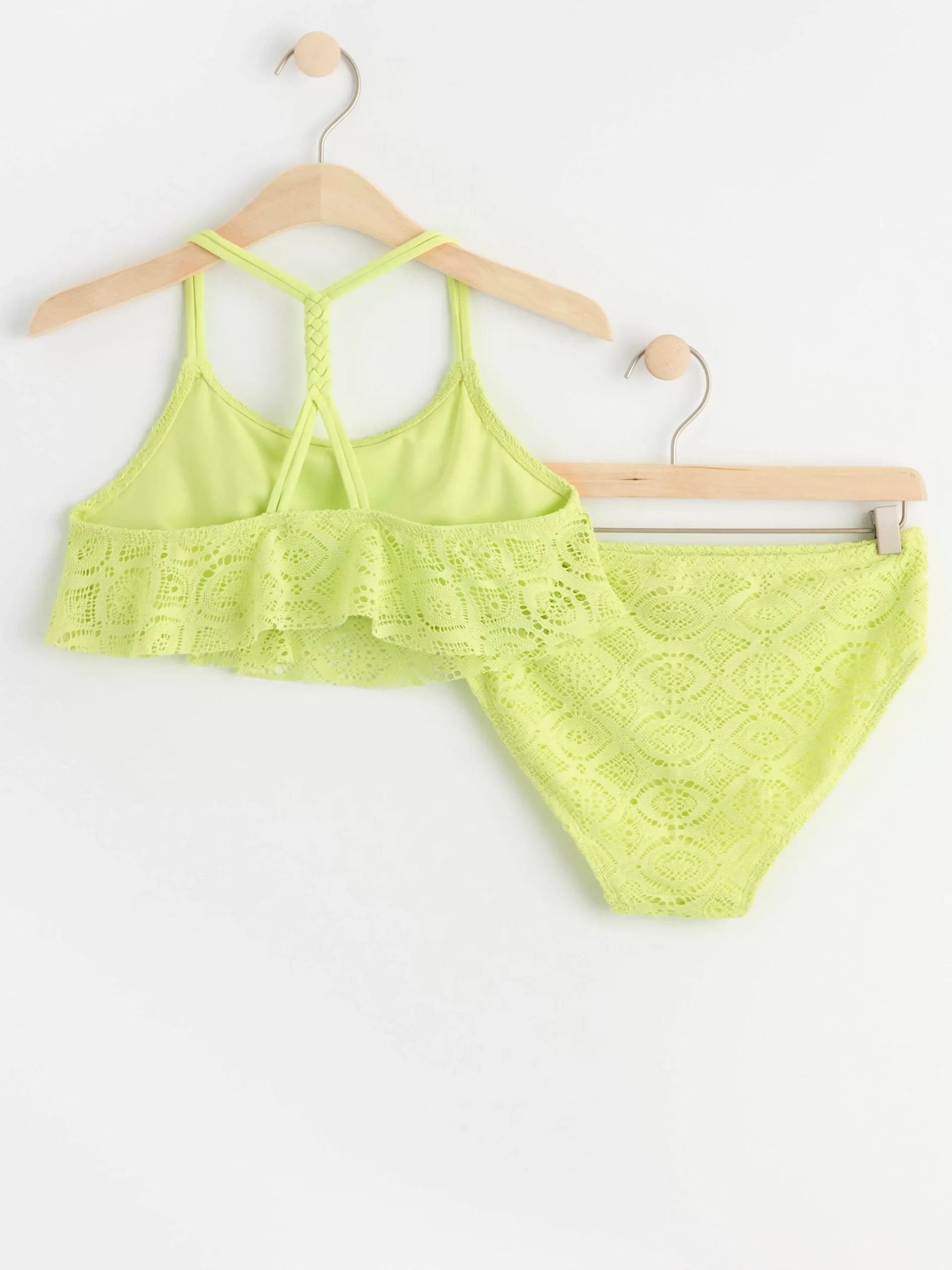 Badkläder & Uv>Lindex Virkad Bikini Light Green