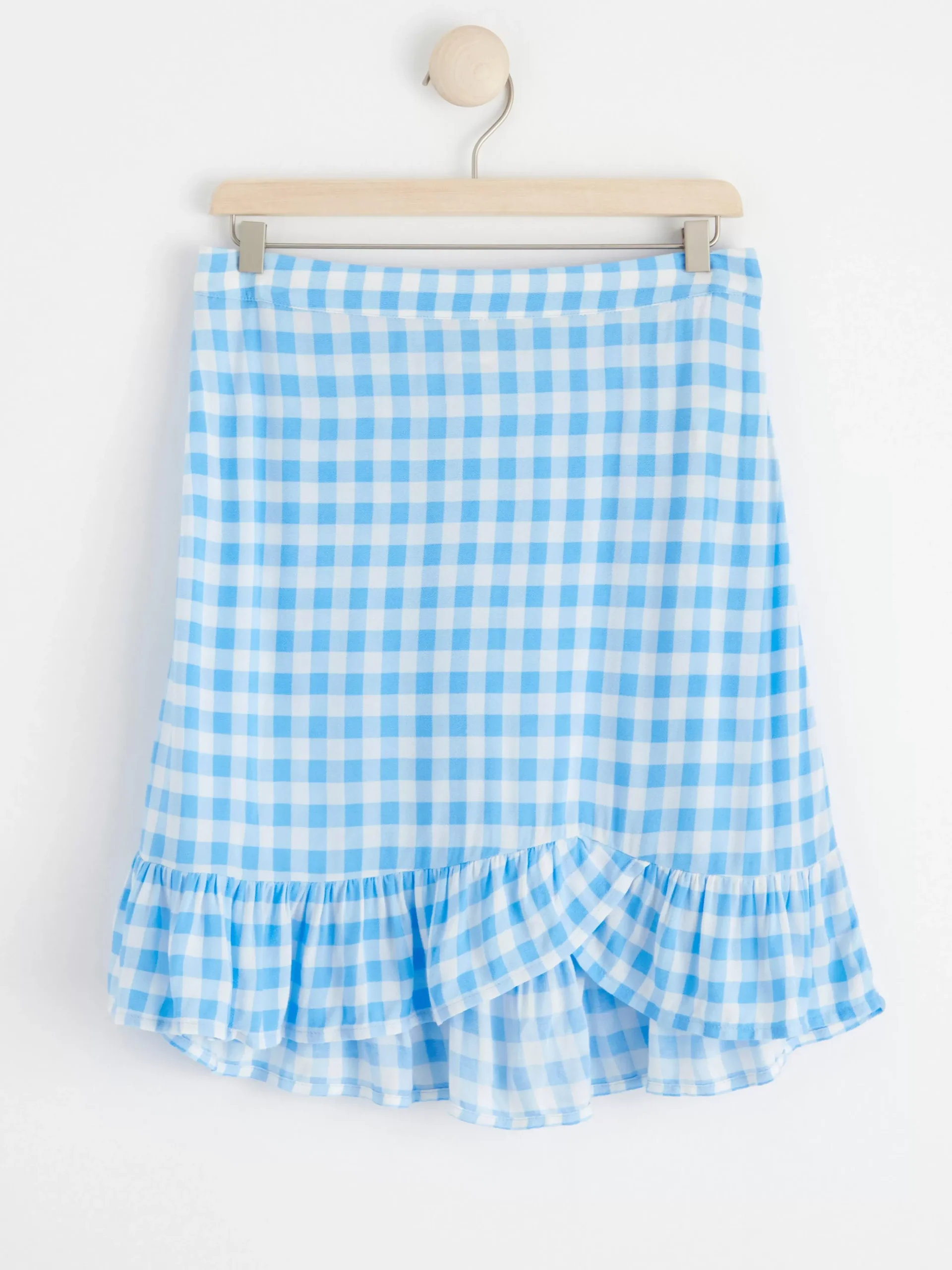 Kjolar>Lindex Volangkjol Light Dusty Blue