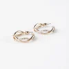 Accessoarer>Lindex Vridna Creolorhangen Med Strass Gold