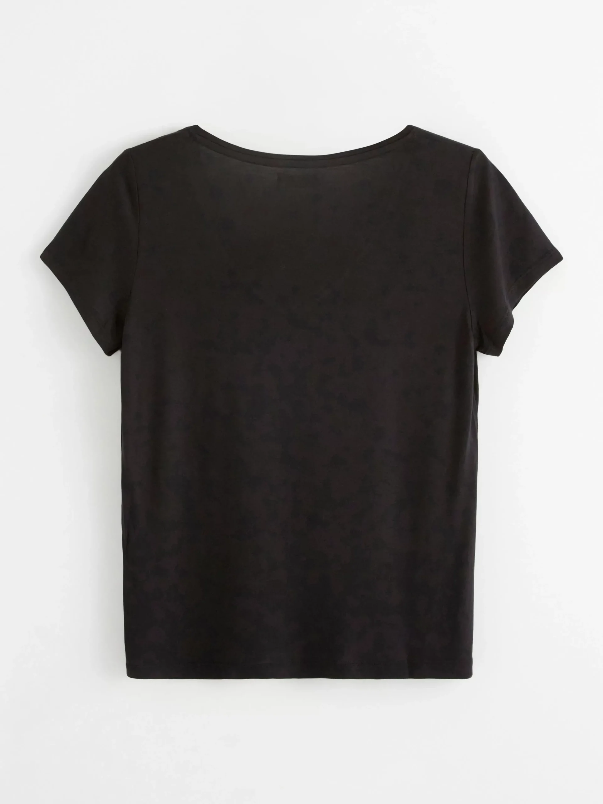 Toppar & T-Shirts>Lindex V-Ringad T-Shirt I Viskos Black