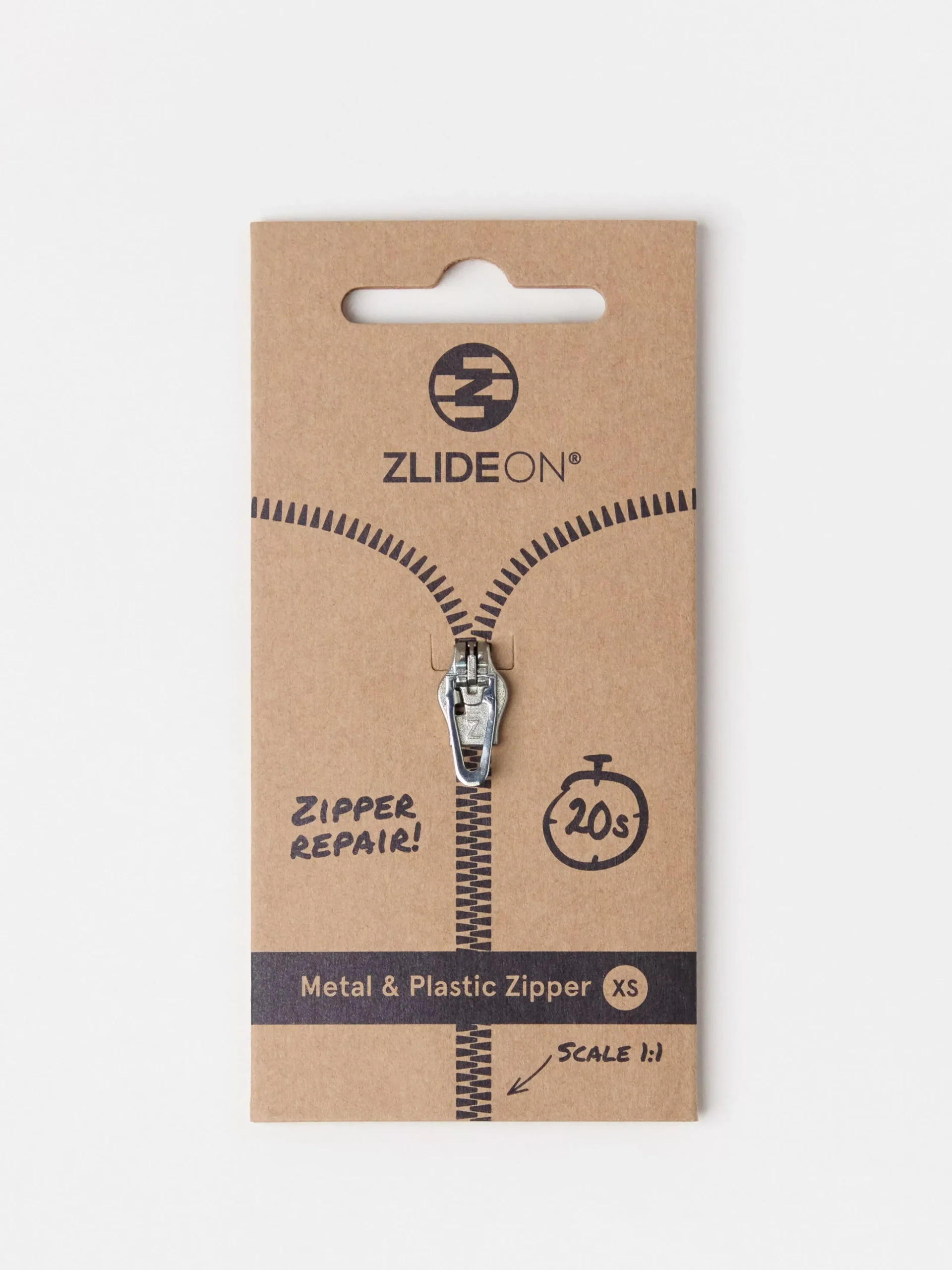 Jeans>Lindex Zlideon Zipper Repair Xs Silver